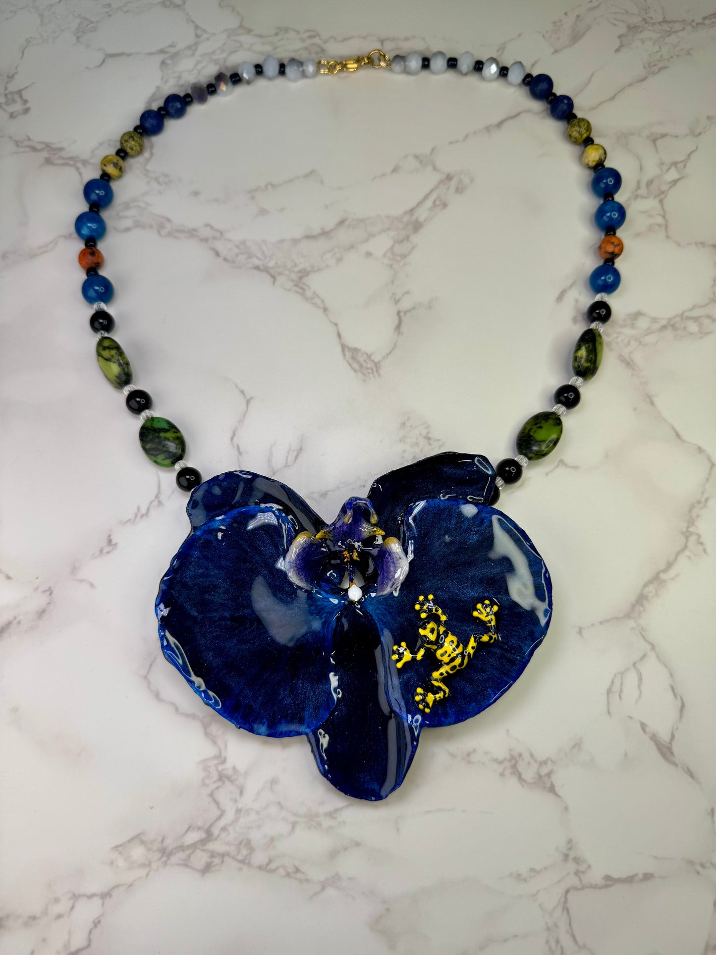 The Midnight Rainforest – Orchid & Poison Dart Elegance