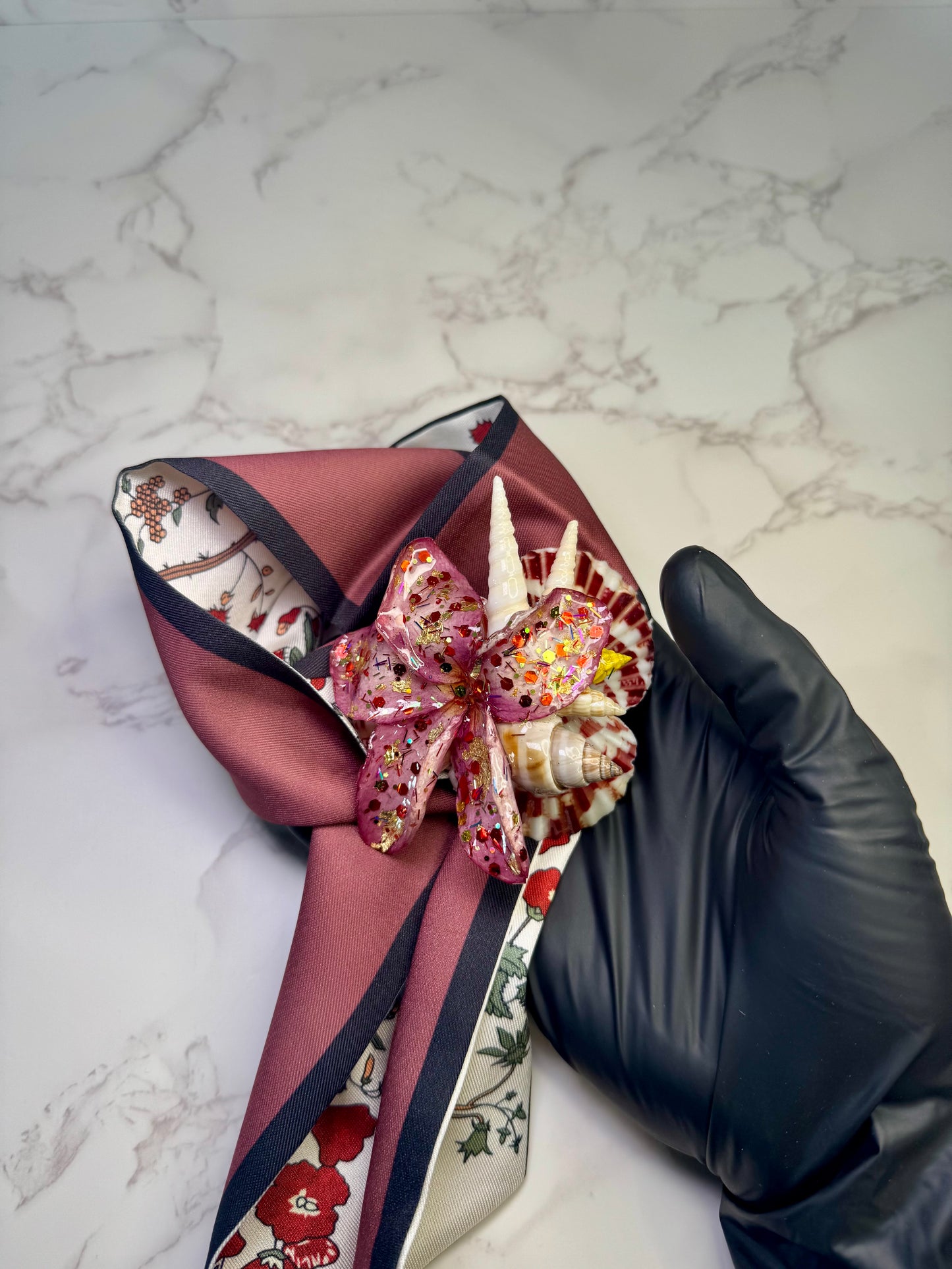 The Scarlet Tide – Seashell & Bloom Elegance