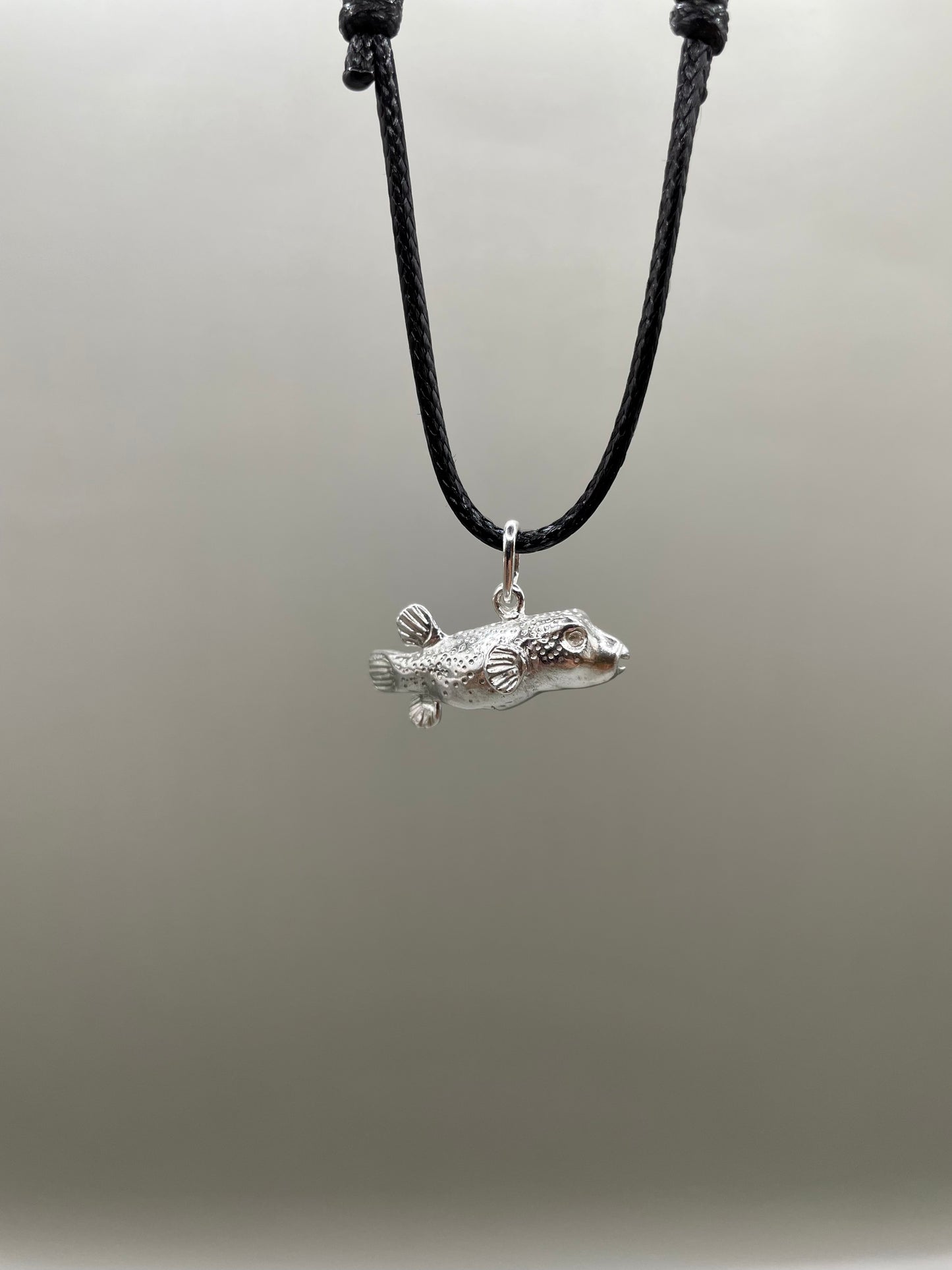 Pufferfish Necklace – Detailed 925 Sterling Silver Pendant, Perfect for Ocean Lovers and Marine Animal Life Enthusiasts, Unique Jewelry Handmade in USA