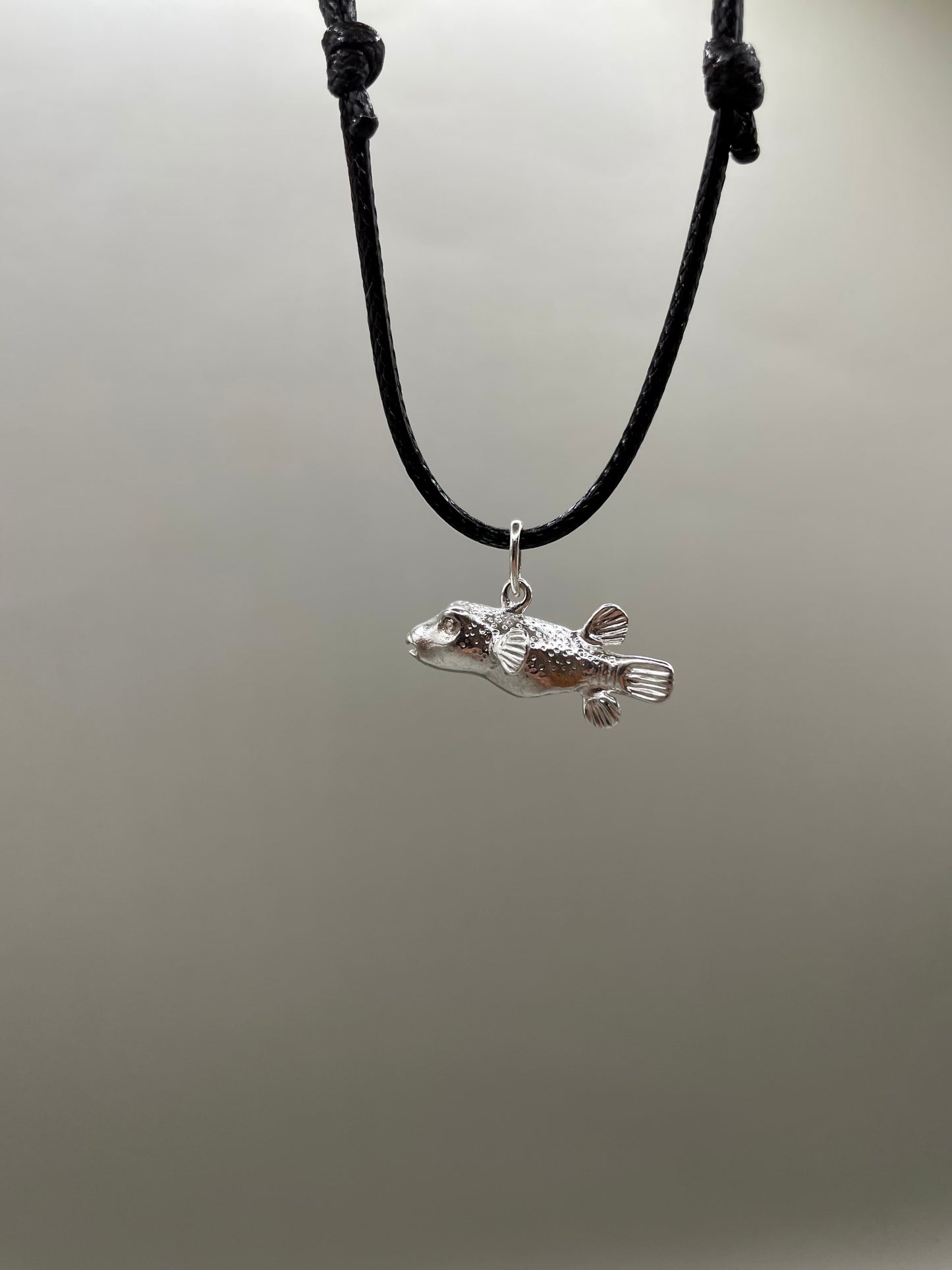 Pufferfish Necklace – Detailed 925 Sterling Silver Pendant, Perfect for Ocean Lovers and Marine Animal Life Enthusiasts, Unique Jewelry Handmade in USA
