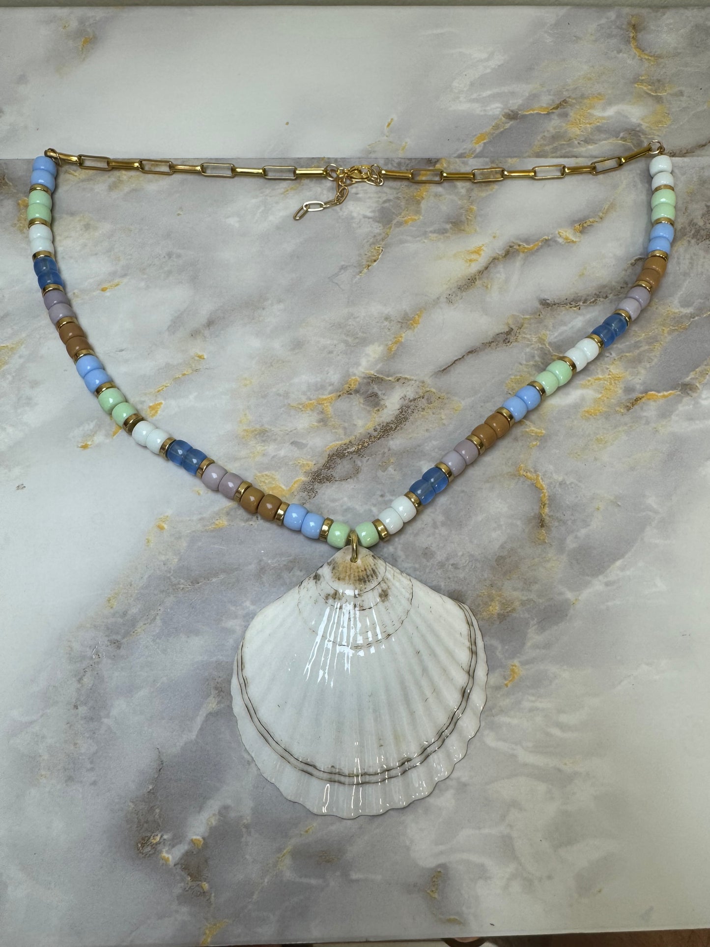 Single Manta Ray Necklace Resin‑Encased Shell Collection Shell Necklaces, Epoxy Resin Necklace