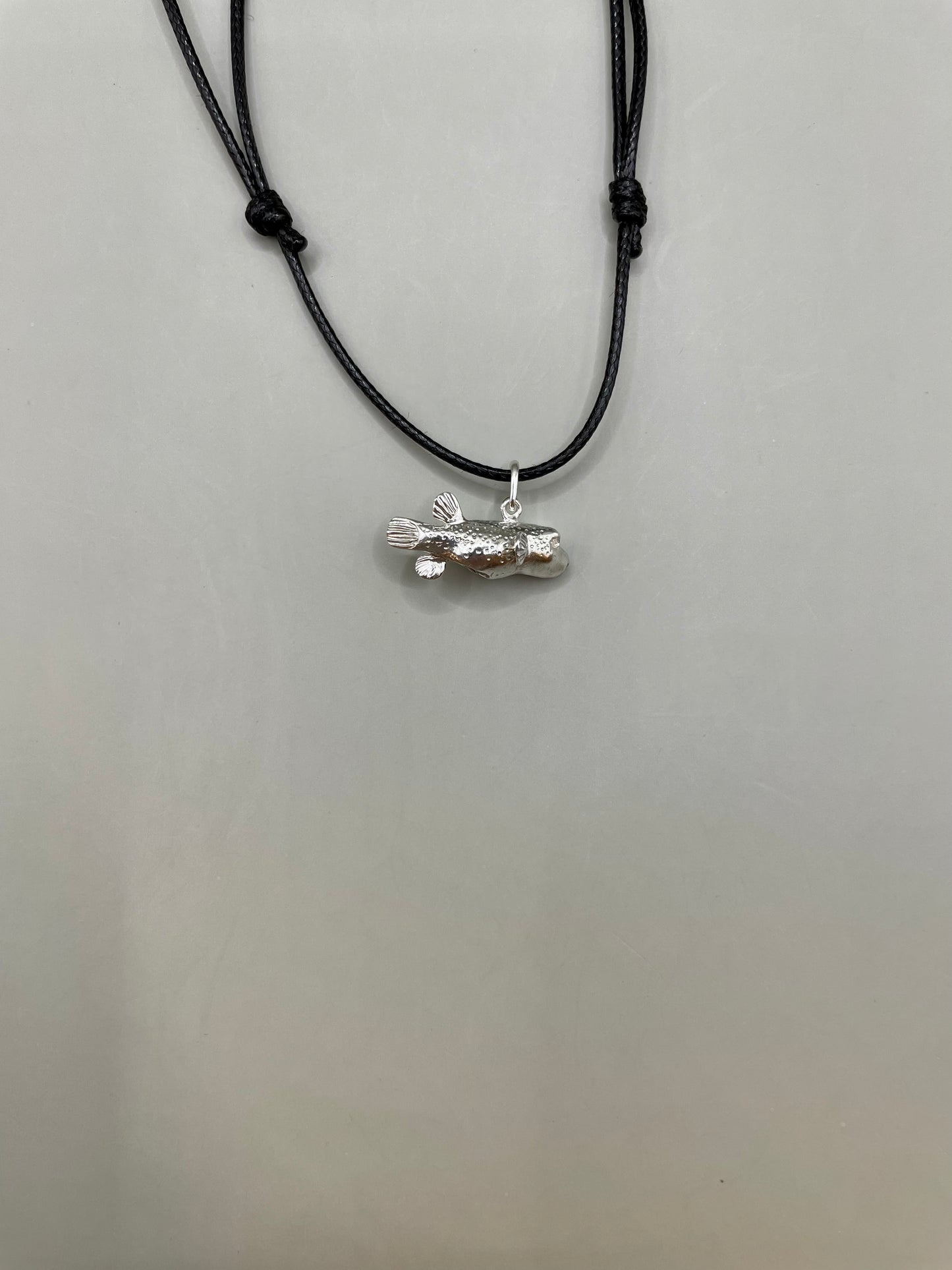 Pufferfish Necklace – Detailed 925 Sterling Silver Pendant, Perfect for Ocean Lovers and Marine Animal Life Enthusiasts, Unique Jewelry Handmade in USA