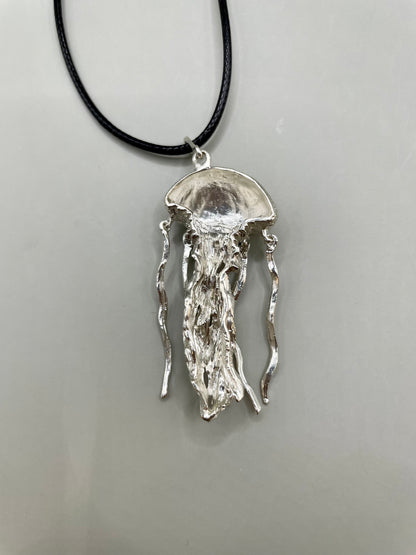 Jellyfish Necklace, 925 Sterling Silver