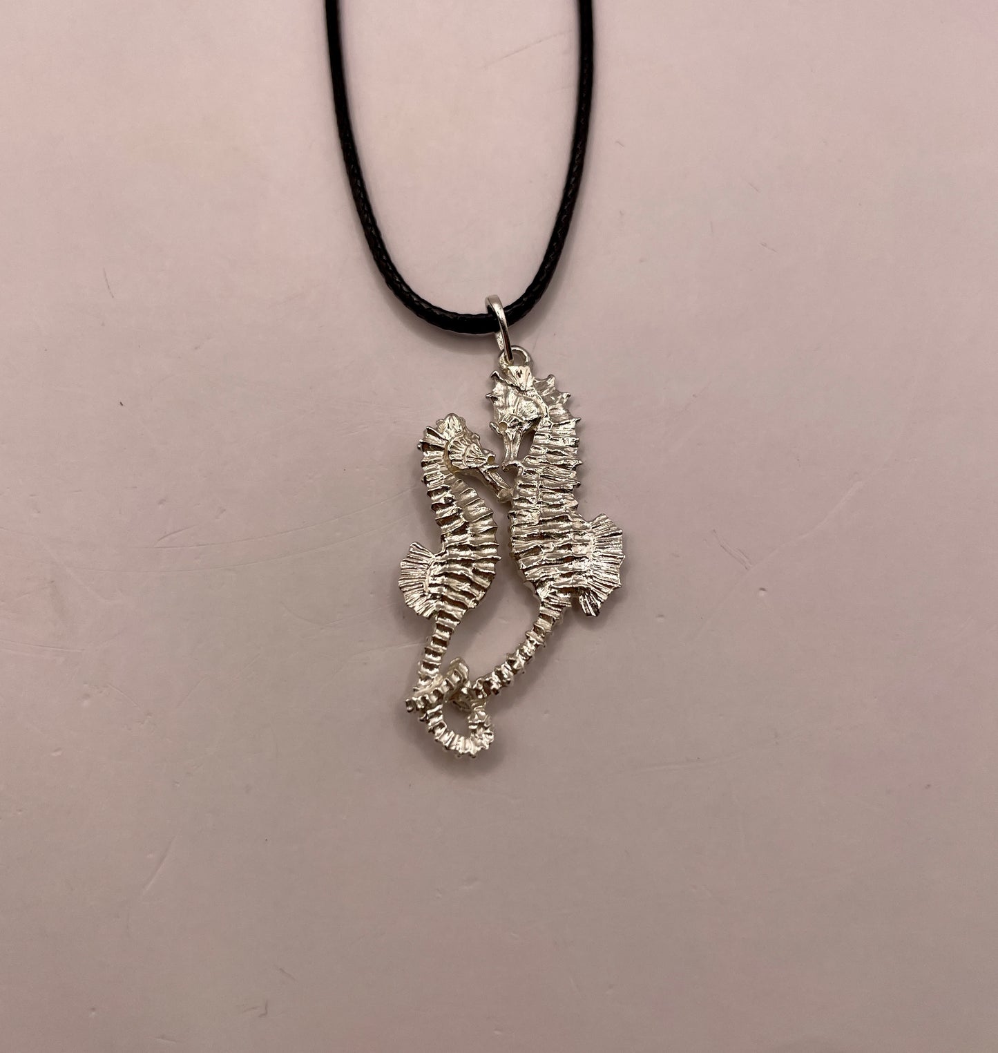 Sea Horse Necklace, 925 Silver