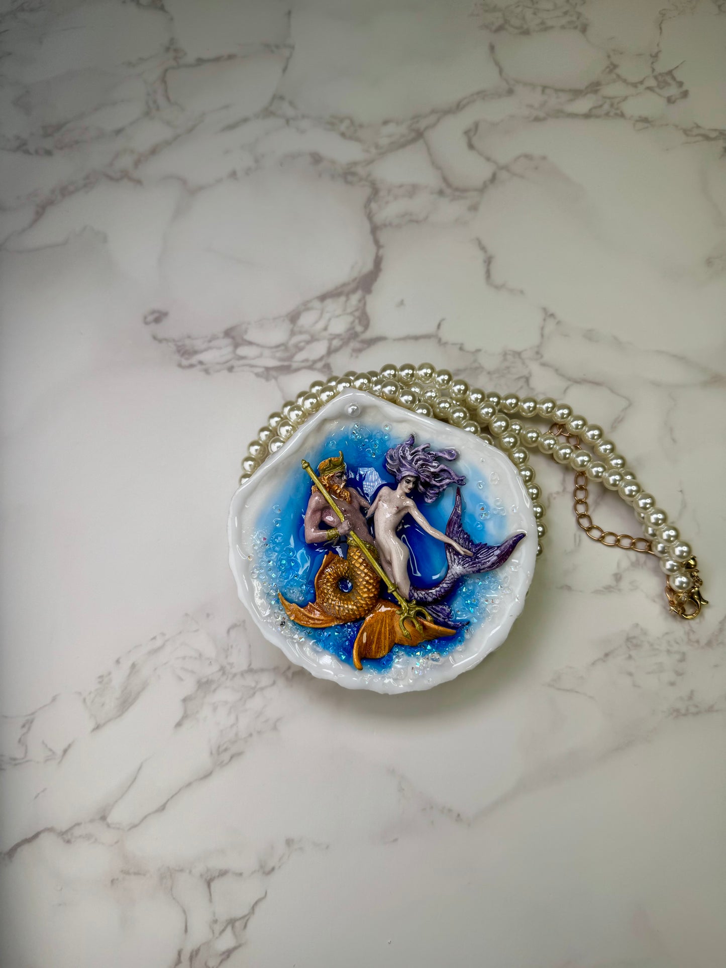 The Golden Current & The Amethyst Wave Mermaid– Keepers of the Twilight Sea