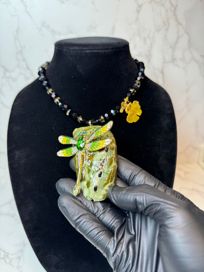 Aurora Real Starfish & Preserved Flower Necklace| Handmade Ocean & Botanical Jewelry