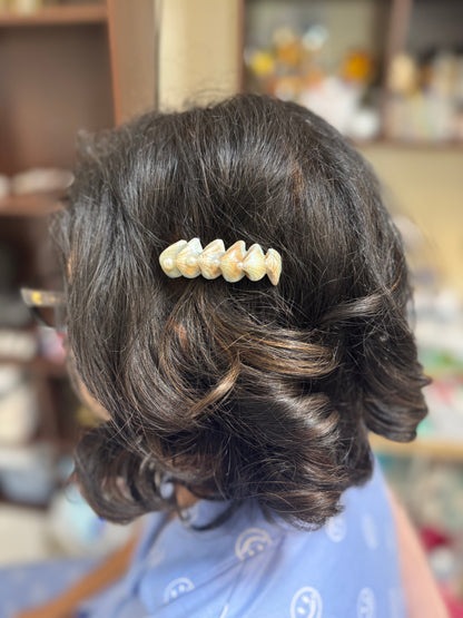 Aqua Conch Hair Pin