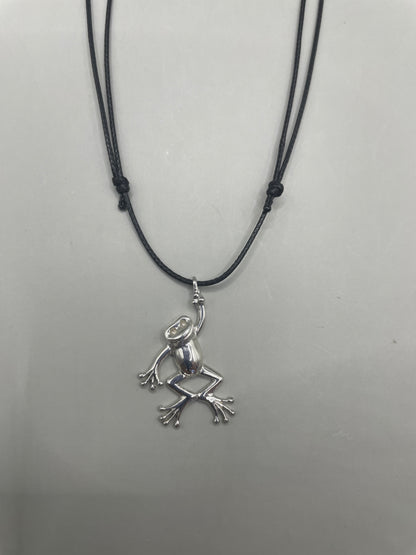 Friendly Hanging Tree Frog Necklace