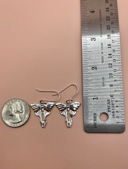 Moonlight Butterfly Earrings, 925 Sterling Silver