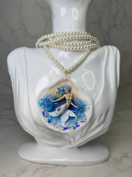 The Celestial Tide Mermaid– Keeper of Starlit Waters