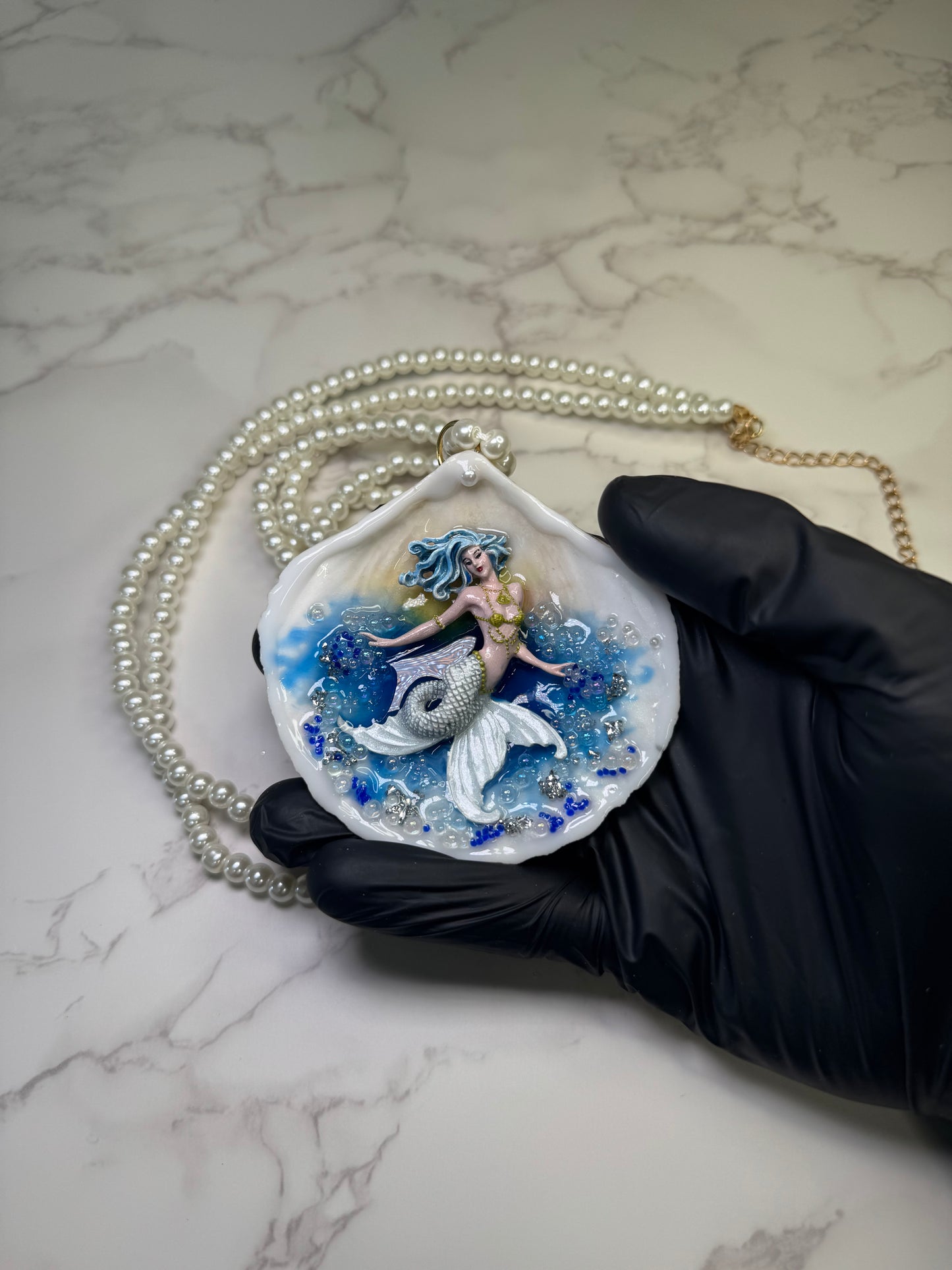 The Celestial Tide Mermaid– Keeper of Starlit Waters