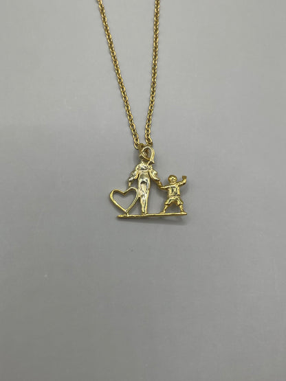 Mom and Son Necklace