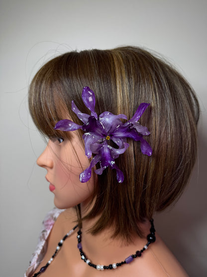 Unidas en Flor Real Preserved Flower Necklace & Hair Clip | Handmade Botanical Jewelry | Multifunctional Floral Art