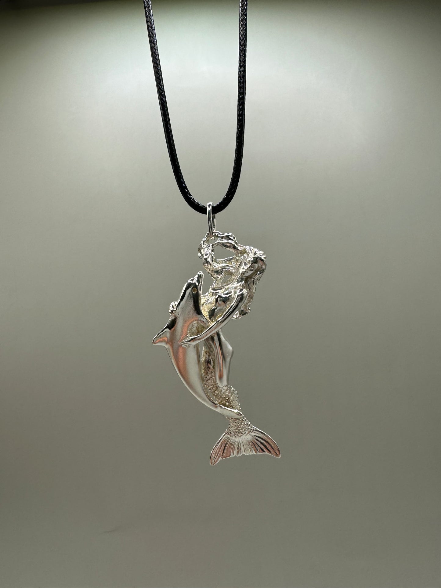 Mermaid & Dolphin Pendant 3D Pendant