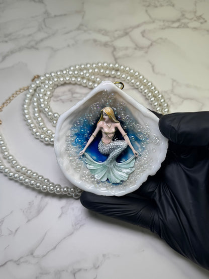 The Golden Tide Mermaid – Blonde Siren of Light