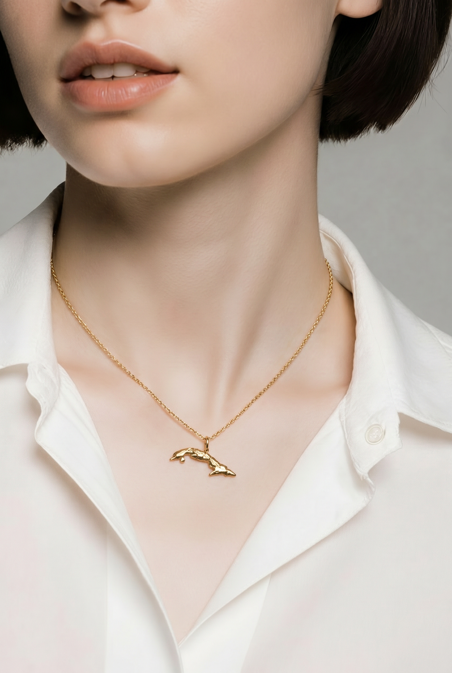 My Isla Necklace Mapa de Cuba, Oro 10 Kilates, Solo el Dije, Handcrafted Cuba Mapa 10K Gold Pendant with the 15 Provinces, 
La cadena no está incluida