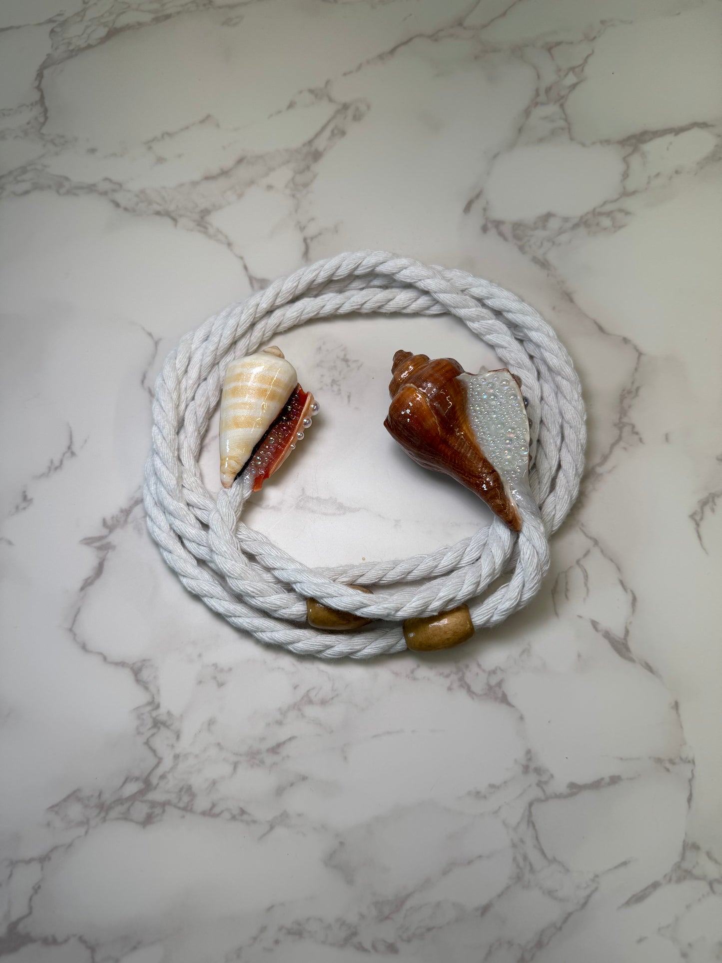 Earth & Tide Seashell Rope Necklace