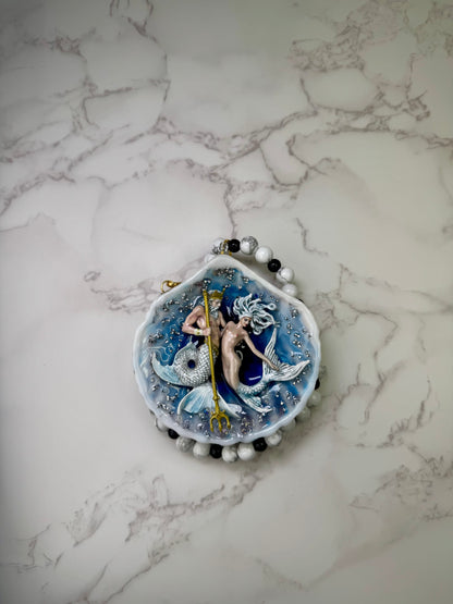 The Tidal Monarch & The Moonlit Mermaid– Spirits of the Silver Sea