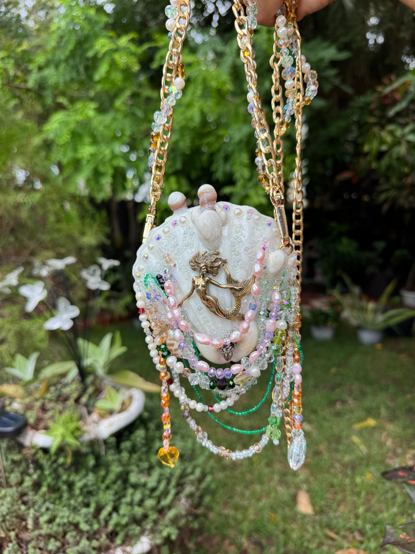 Milagros del Mar Seashell Treasure Purse