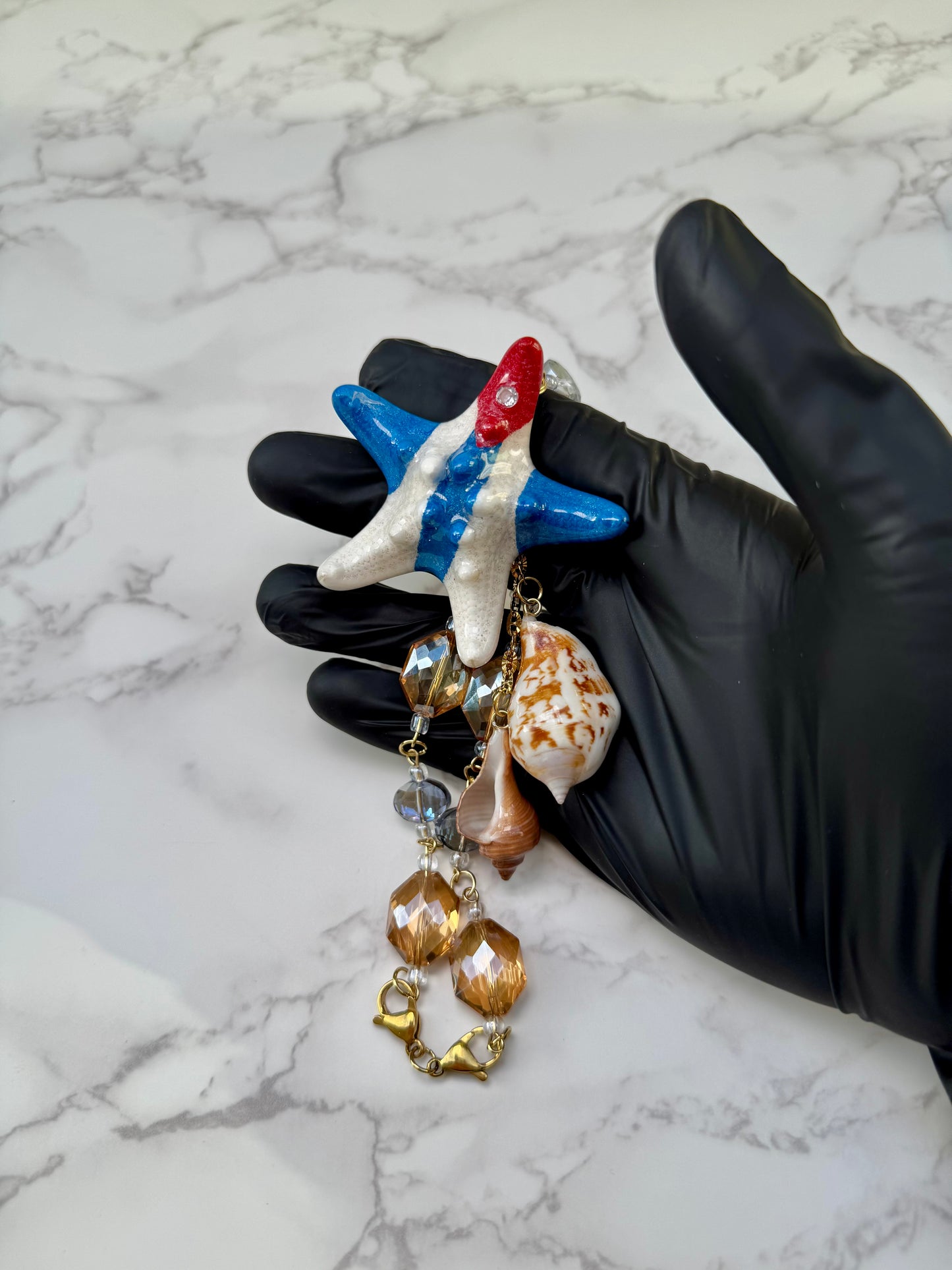 Cuban Starfish & Seashell Necklace