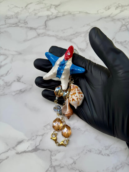 Cuban Starfish & Seashell Necklace