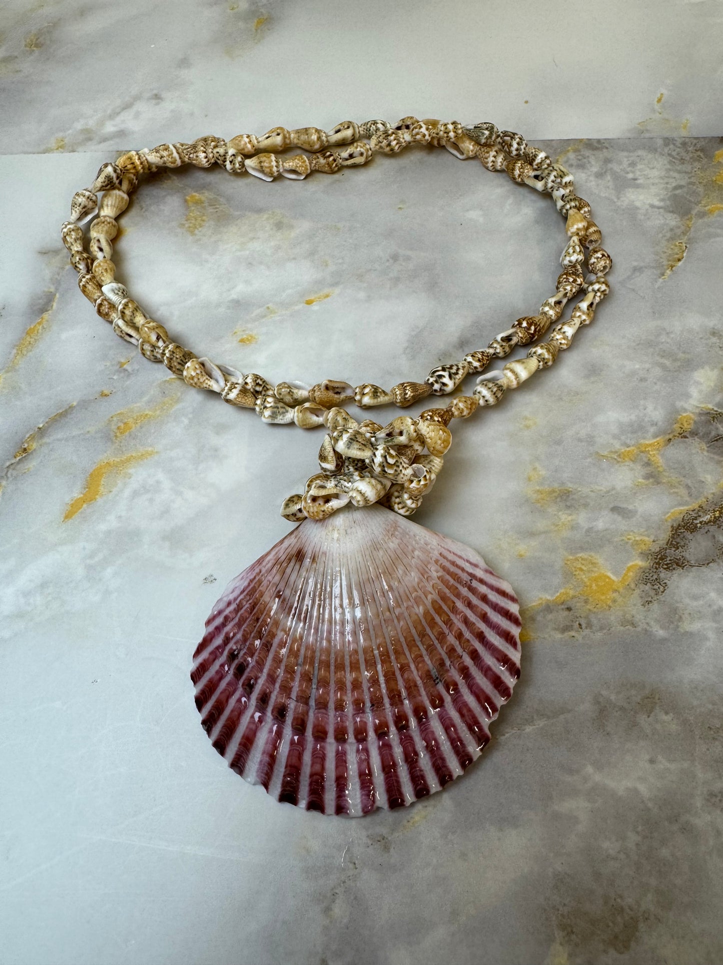 Cute StarFish Necklace Resin‑Encased Shell Collection Shell Necklaces, Epoxy Resin Necklace