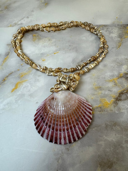 Cute StarFish Necklace Resin‑Encased Shell Collection Shell Necklaces, Epoxy Resin Necklace