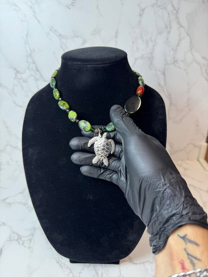 Laura 925 Sterling Silver Hand Made Necklace | One-of-a-Kind Coastal Art