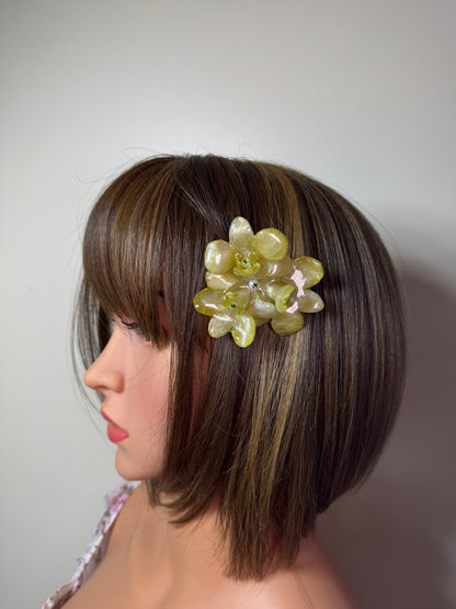 Ida Real Preserved Flower Necklace & Hair Clip | Handmade Botanical Jewelry | Multifunctional Floral Art