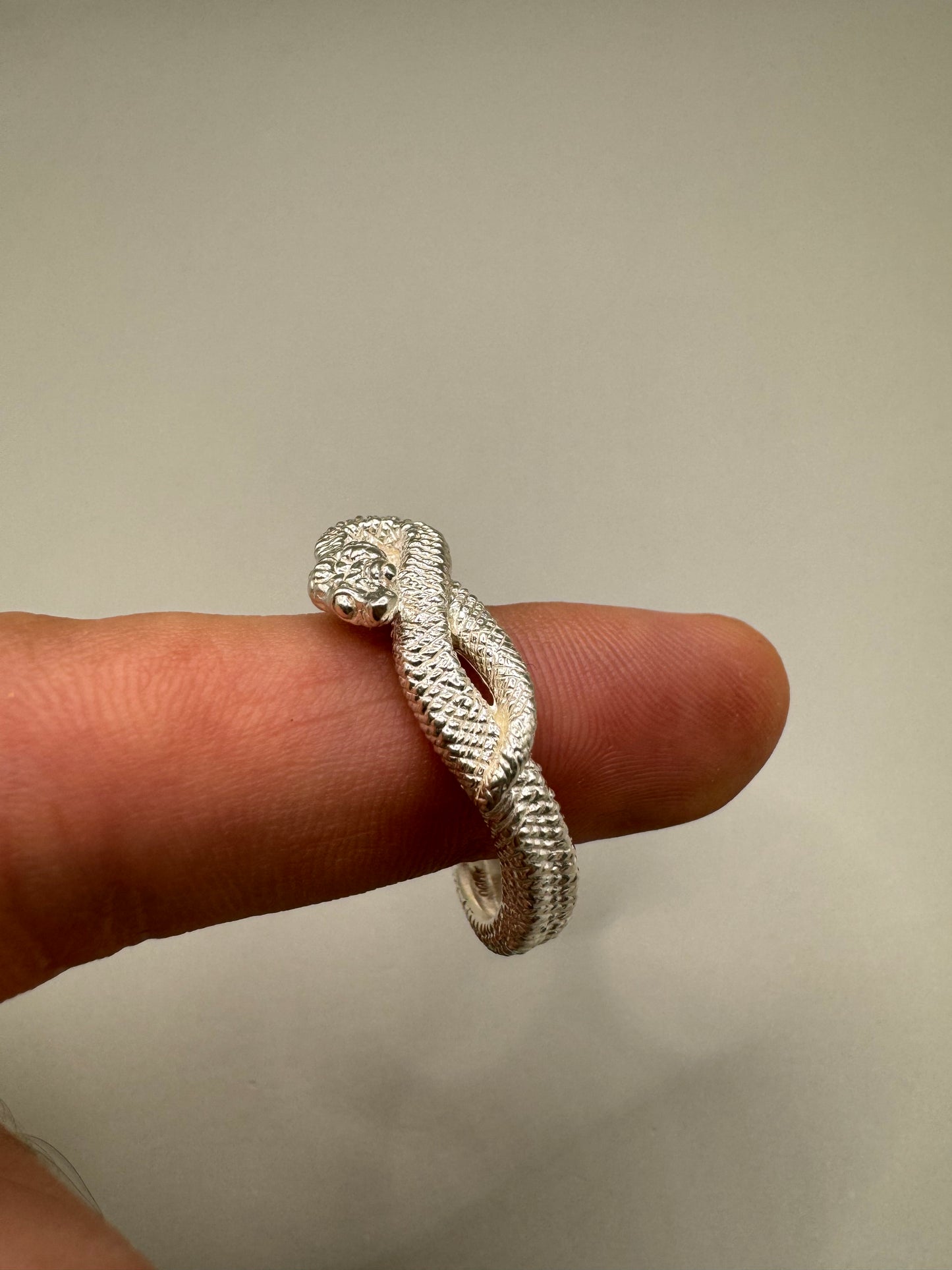 Snake ring, 925 Sterling Silver