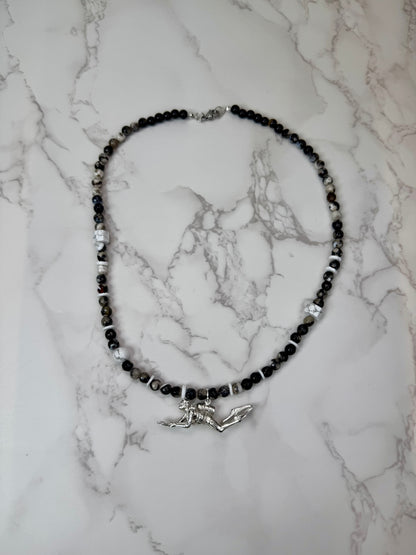 Scuba diver 925 Sterling Silver Hand Made Necklace | One-of-a-Kind Coastal Art