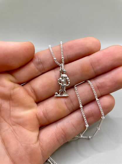 Mom and son  Necklace #1, 925 Sterling Silver