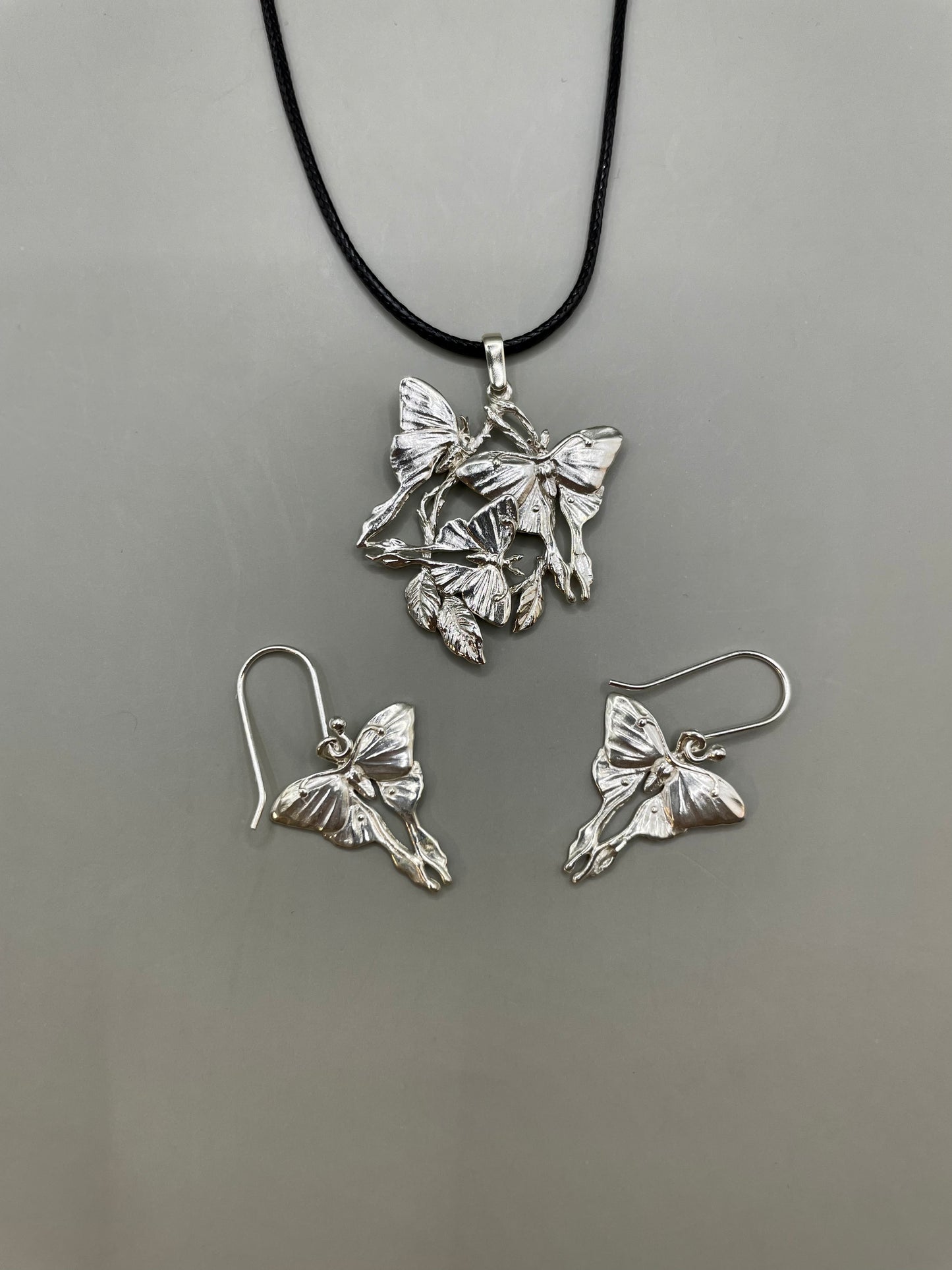 Moonlight Butterfly Set, 925 Silver