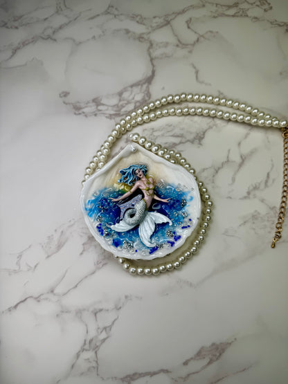 The Celestial Tide Mermaid– Keeper of Starlit Waters