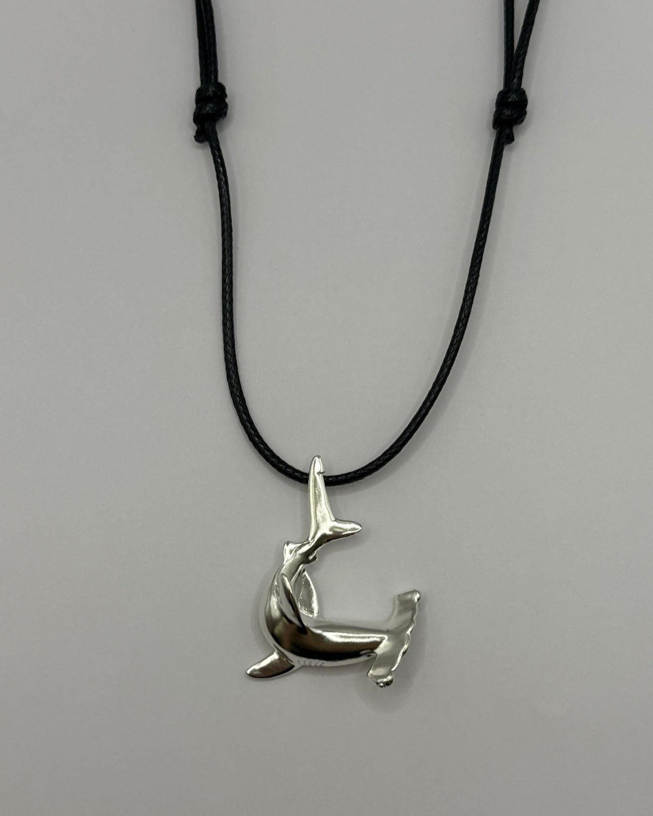 Hammerhead Shark Necklace Crafted in 925 Sterling Silver Shark Jewelry for Women and Men Handmade Jewelry Sea Ocean Animal Necklace