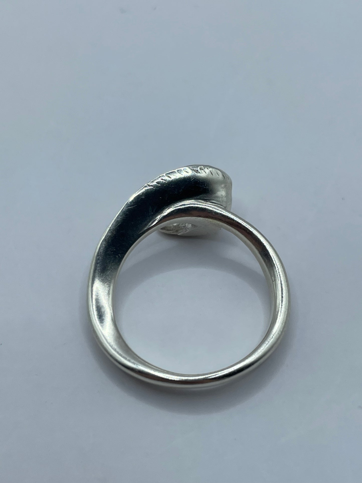 Thin Moray Eel Ring, 925 Silver