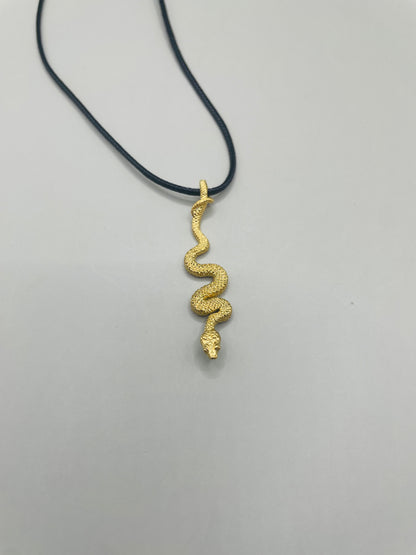 Snake Necklace, 925 Sterling Silver