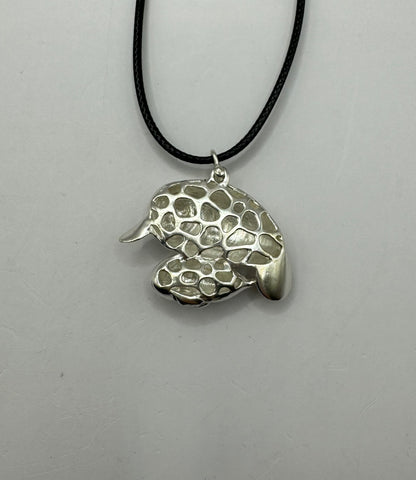 Manatee Necklace, 925 Sterling silver