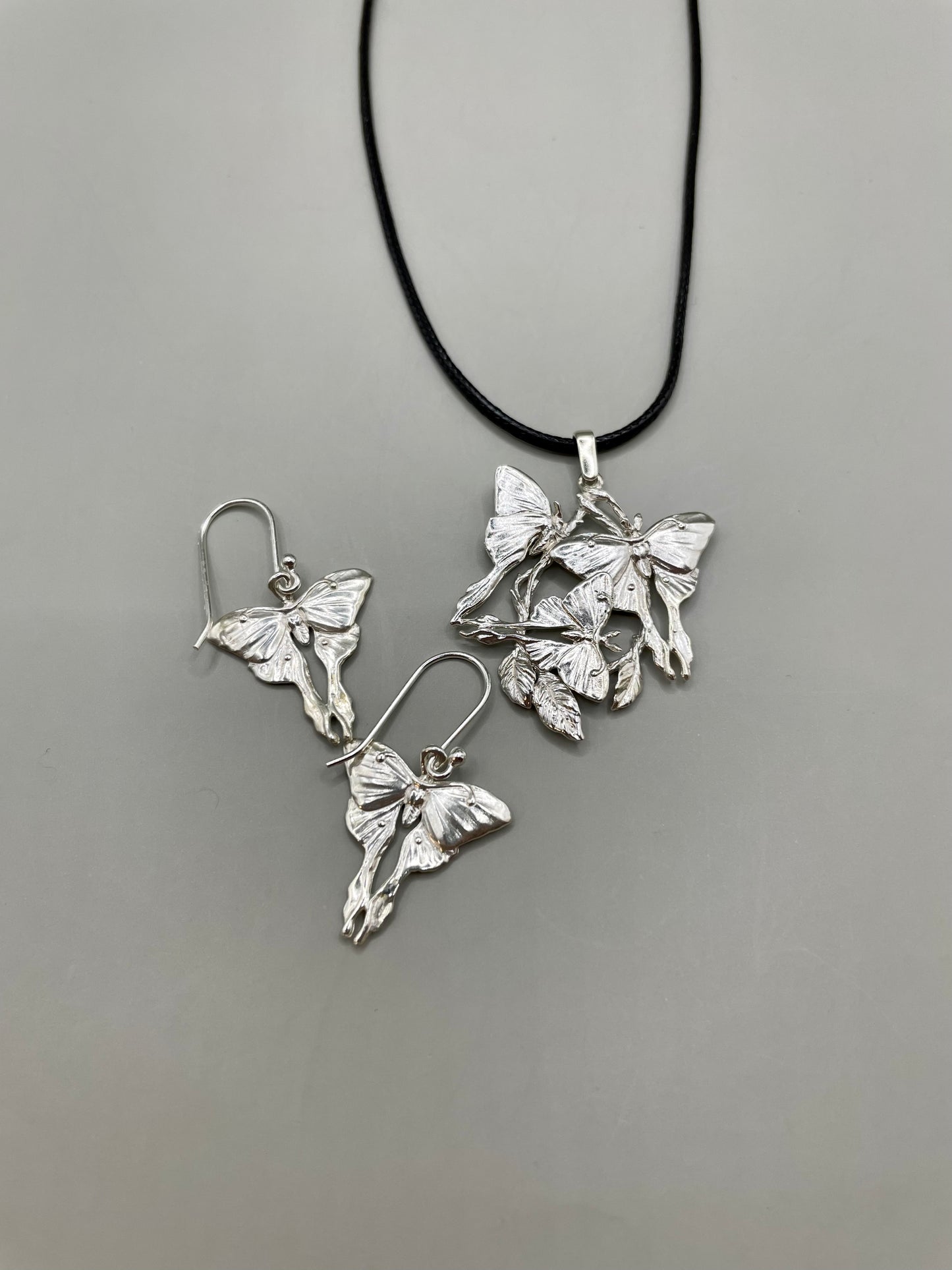 Moonlight Butterfly Set, 925 Silver