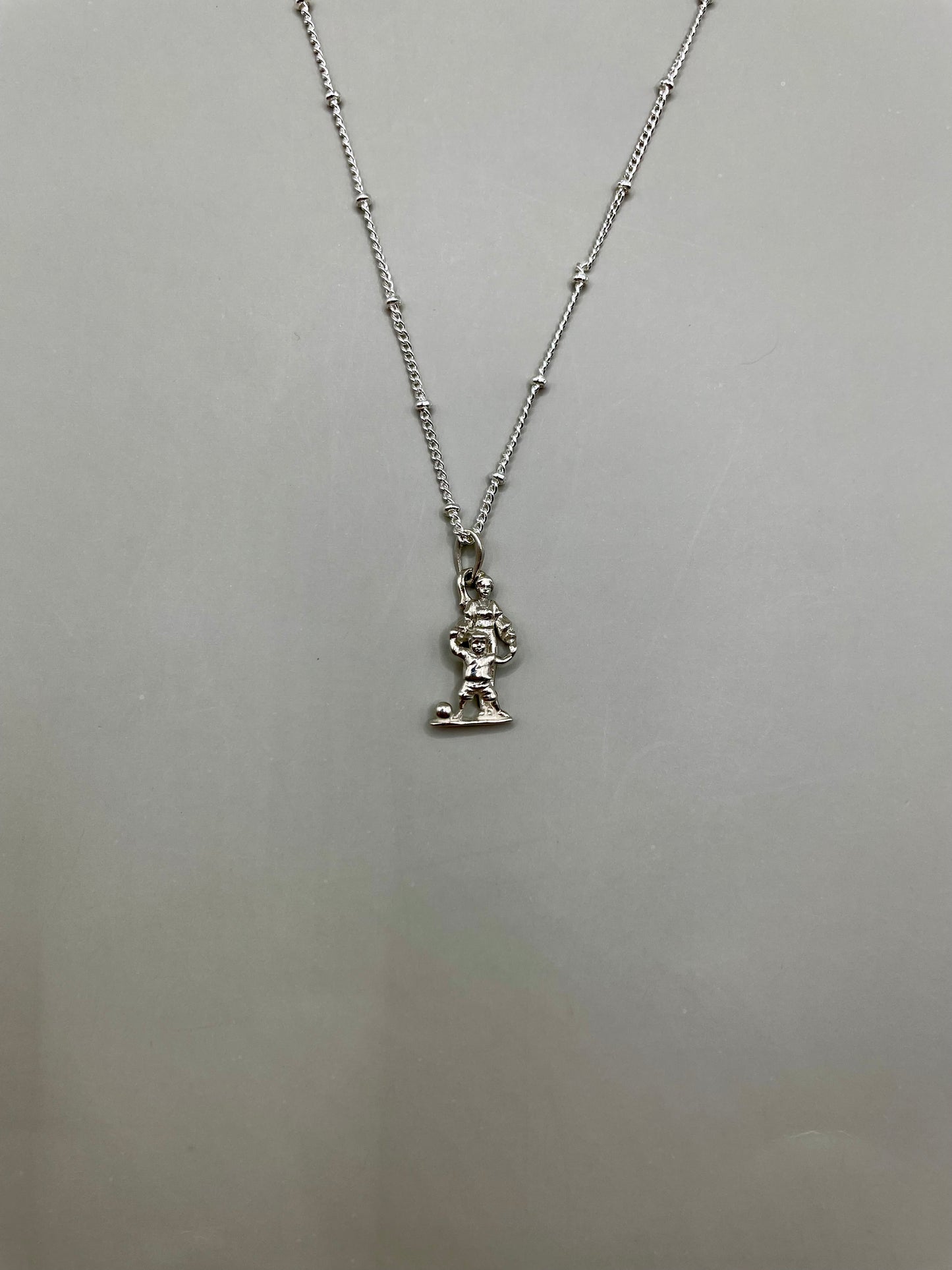 Mom and son  Necklace #1, 925 Sterling Silver