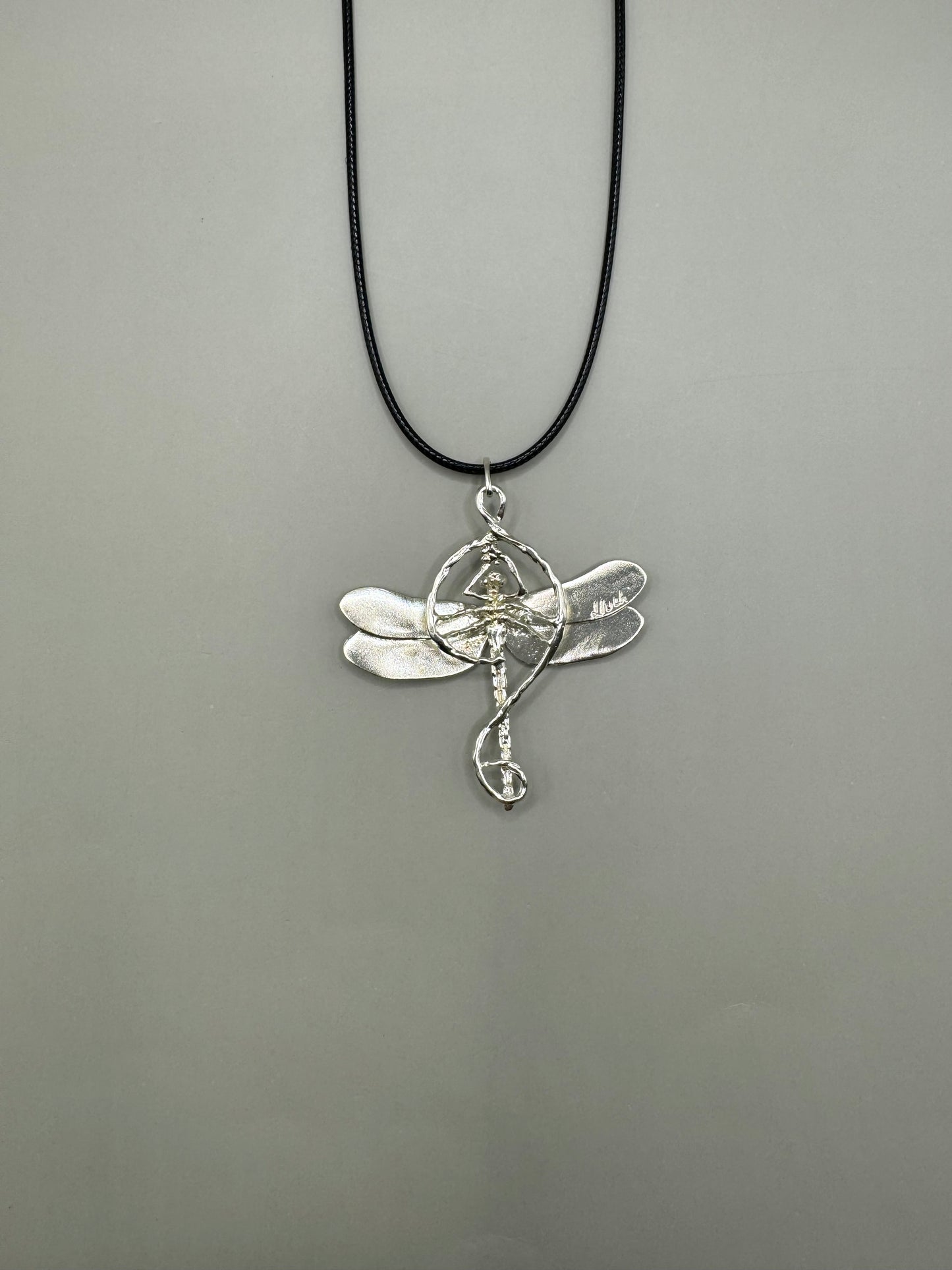 Dragonfly Necklace, 925 Sterling Silver