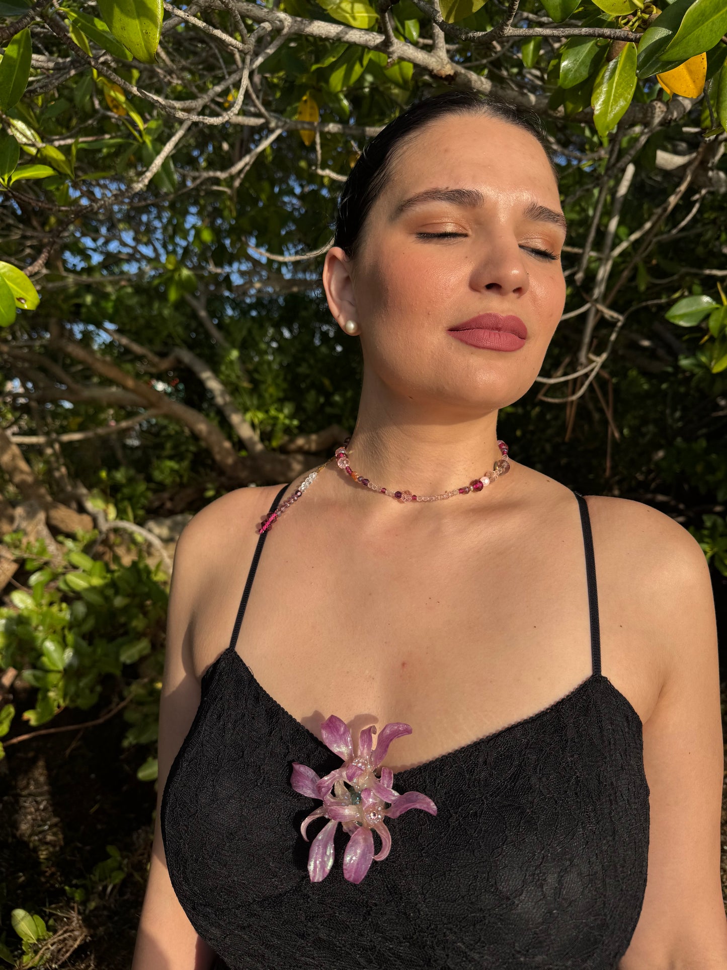 Blush Orchid Dream Necklace