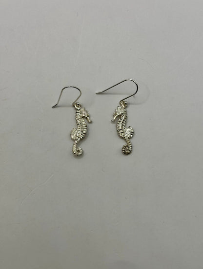 Sea Horse Earrings, 925 sterling silver