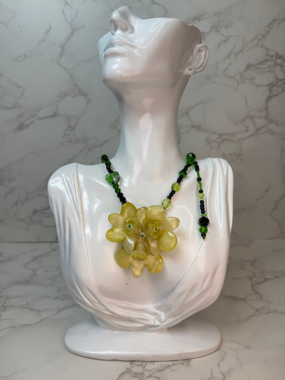 Ida Real Preserved Flower Necklace & Hair Clip | Handmade Botanical Jewelry | Multifunctional Floral Art