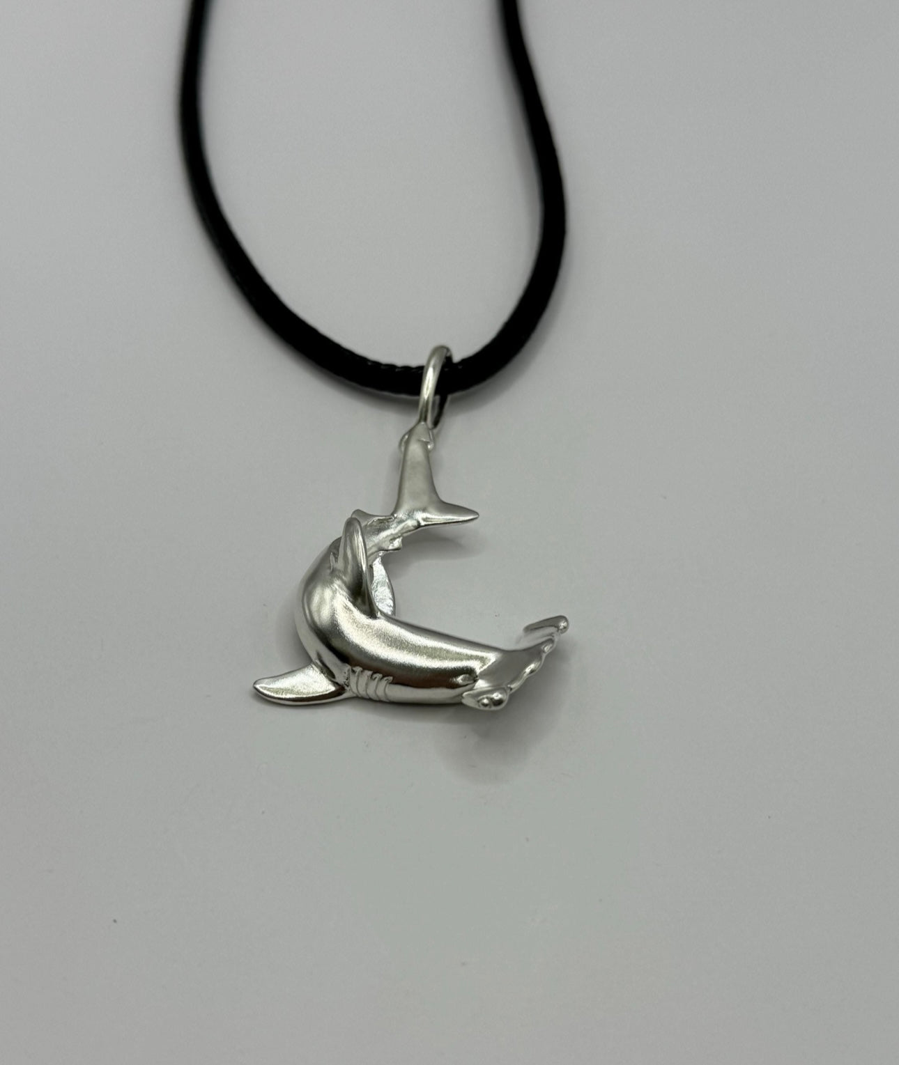 Hammerhead Shark Necklace Crafted in 925 Sterling Silver Shark Jewelry for Women and Men Handmade Jewelry Sea Ocean Animal Necklace