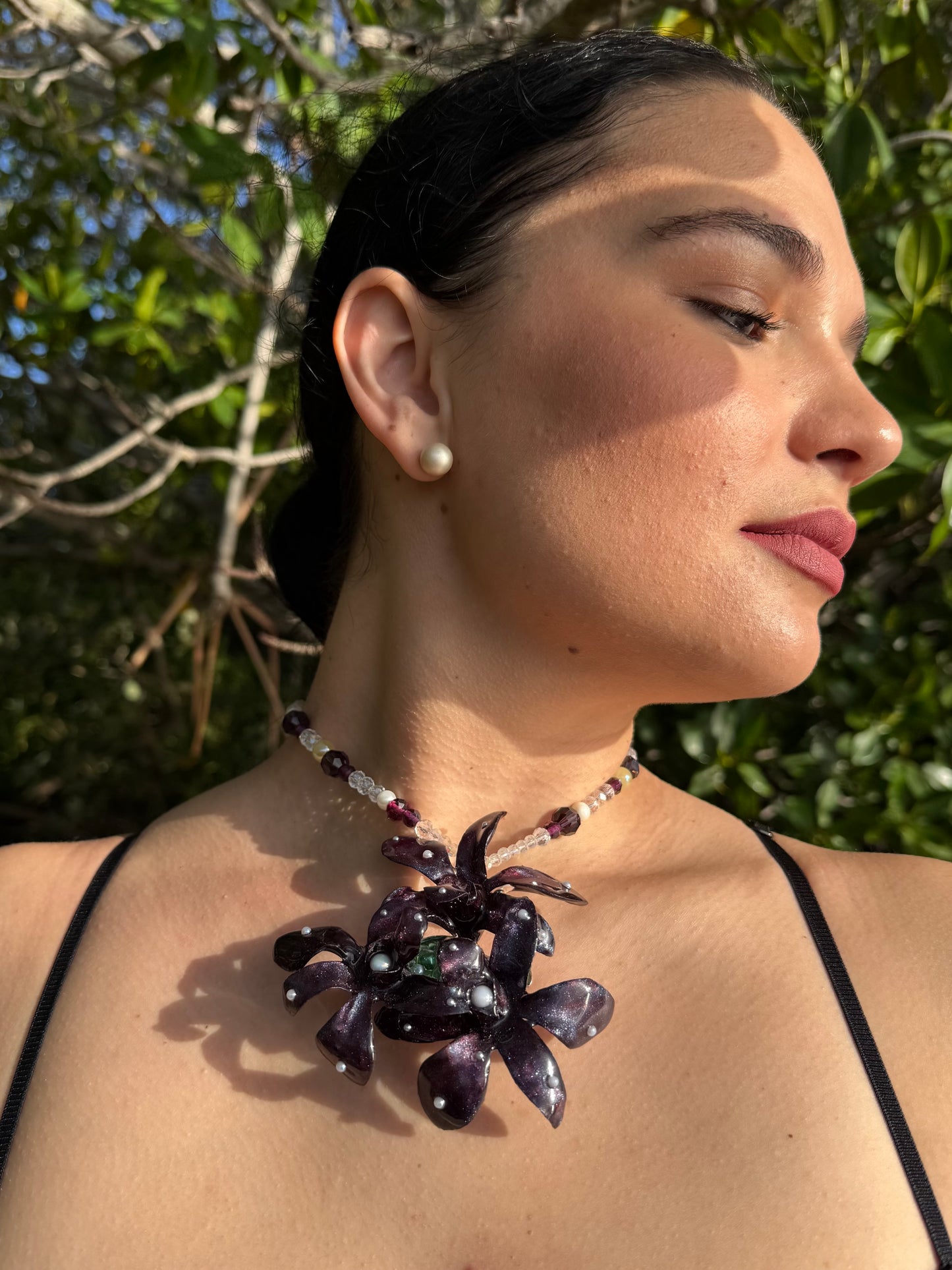Royal Orchid Harmony Necklace