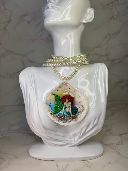 The Coral Empress Mermaid– Song of the Emerald Depths