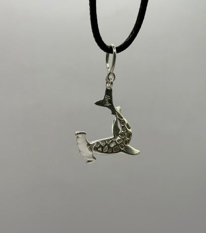 Hammerhead Shark Necklace Crafted in 925 Sterling Silver Shark Jewelry for Women and Men Handmade Jewelry Sea Ocean Animal Necklace