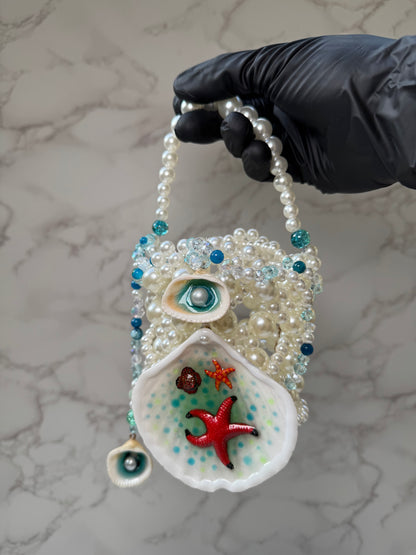 Serena-Pearl Ocean Treasure Purse