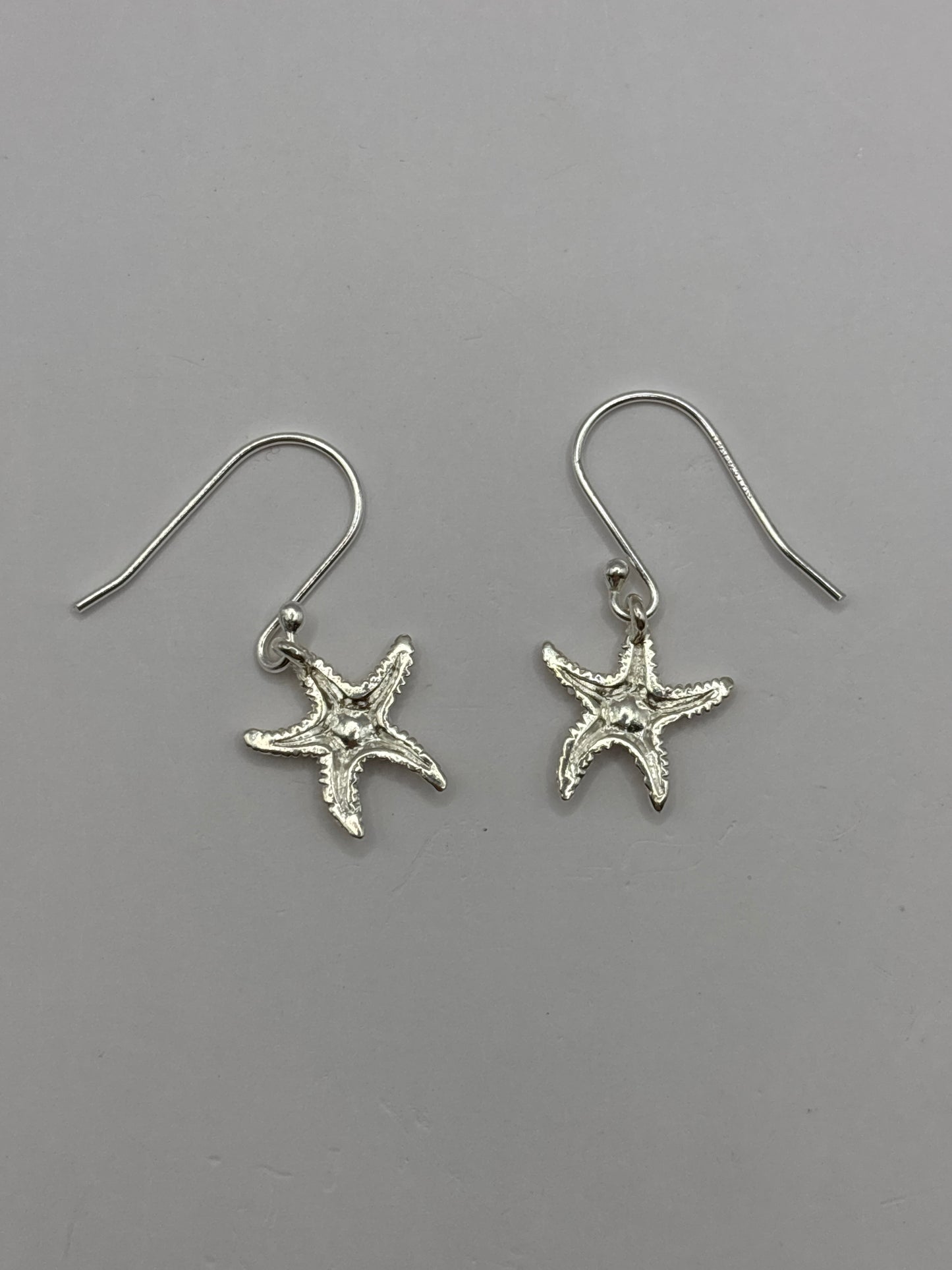 Starfish Earrings, 925 Silver